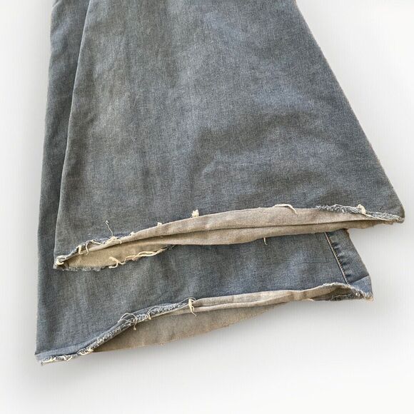 We the Free Jeans Womens 26 Blue Extreme Flare Bell-Bottoms‎ Float on Wide - Picture 6 of 10